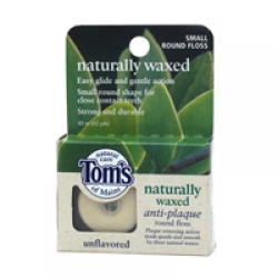 Tom's of Maine Naturally Waxed Anti-Plaque Floss, Unflavored