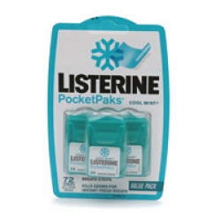LISTERINE PocketPaks Oral Care Strips, Cool Mint