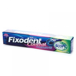 Fixodent Control, Denture Adhesive Cream, Plus Scope