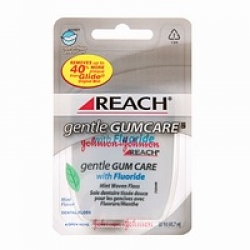 Reach Gentle Gum Care with Floride Dental Floss, Mint Woven