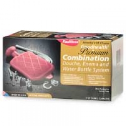 Goodhealth Faultless Premium Combination Douche, Enema & Water Bottle System, 2 Qt Capacity
